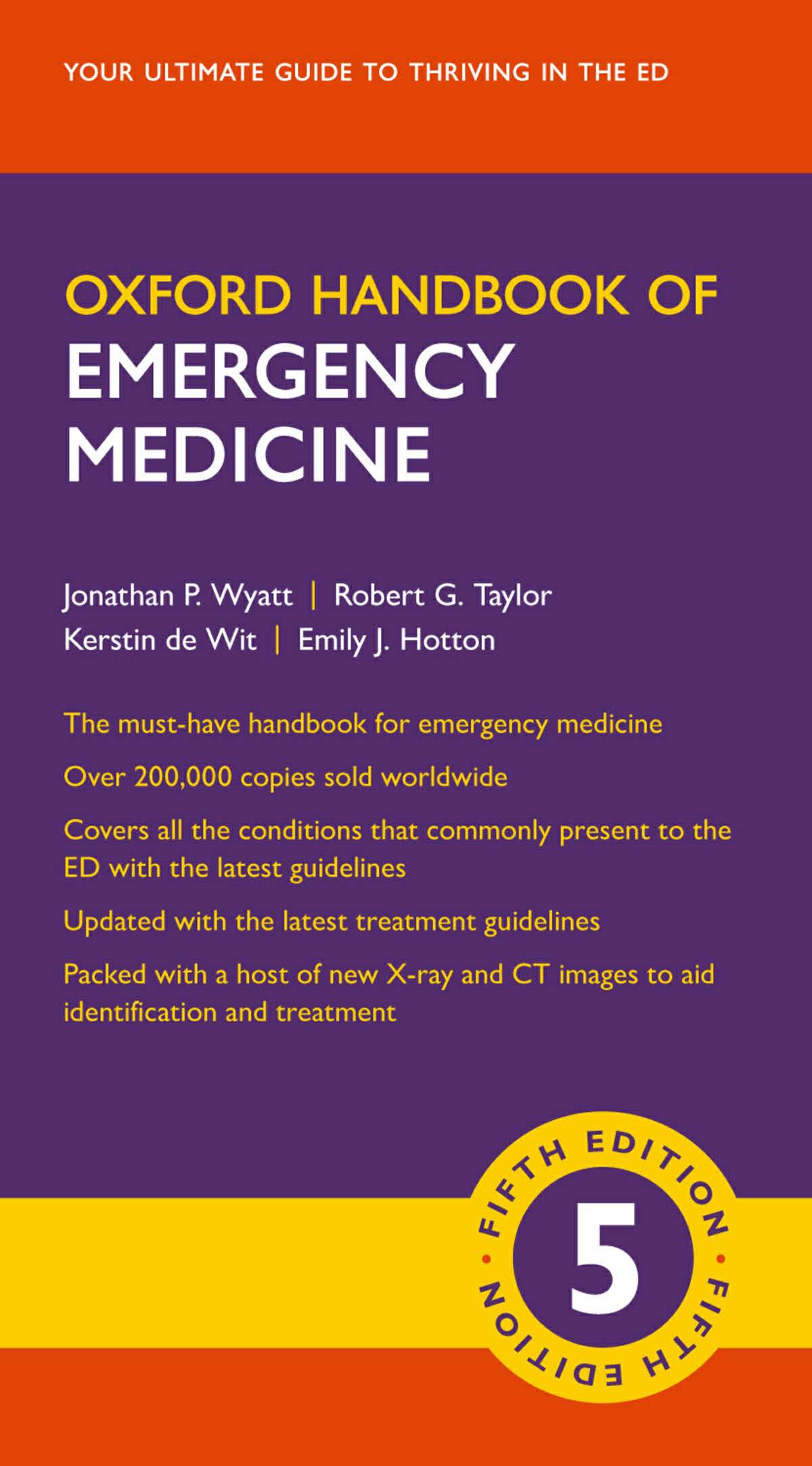 Oxford Handbook of Emergency Medicine 5e 2020 - Jonathan Wyatt